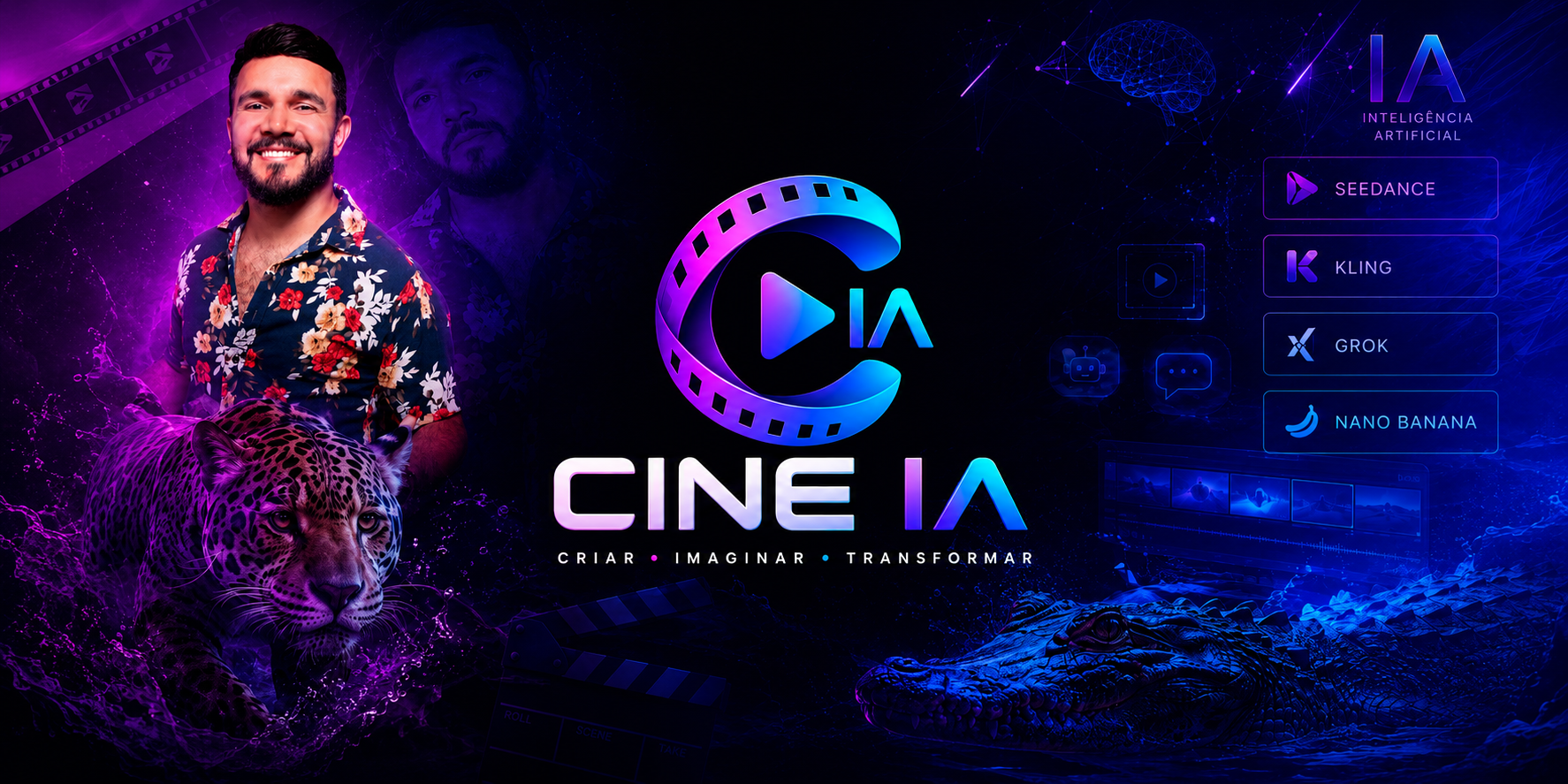 Arte do curso CINE IA